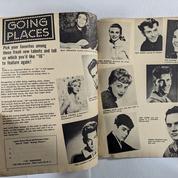 1960s vintage 16 magazine Elvis Prestley - Picture 2 of 8